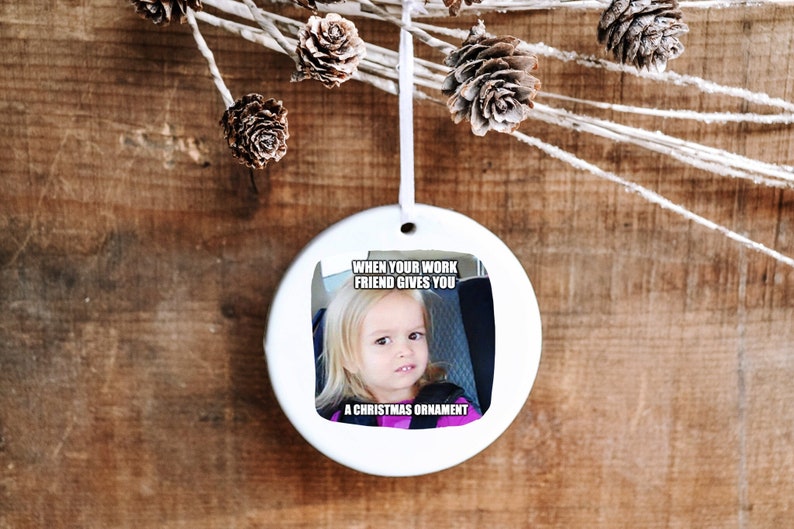 Funny Christmas Ornament Coworker Ornament White Elephant Etsy