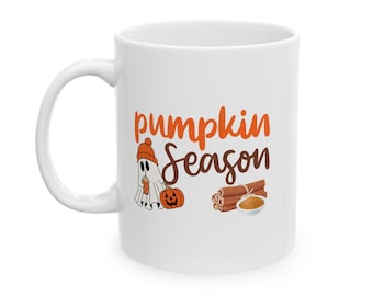 Pumpkin Season Mug - Cozy Fall Coffee Cup