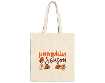 Pumpkin Season Tote Bag - Fall Inspired Design