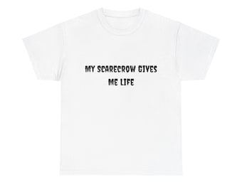 My Scarecrow Gives Me Life T-Shirt | Wizard101 Humor | Front Design