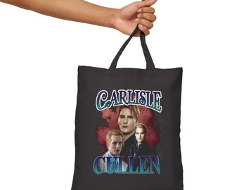 Carlisle Cullen - Retro Style - Twilight Movie Inspired - Cotton Canvas Tote Bag