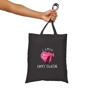 I love Hot Dads - Charlie Swan - Carlisle Cullen - Inspiré du crépuscule - Tote bag en toile de coton