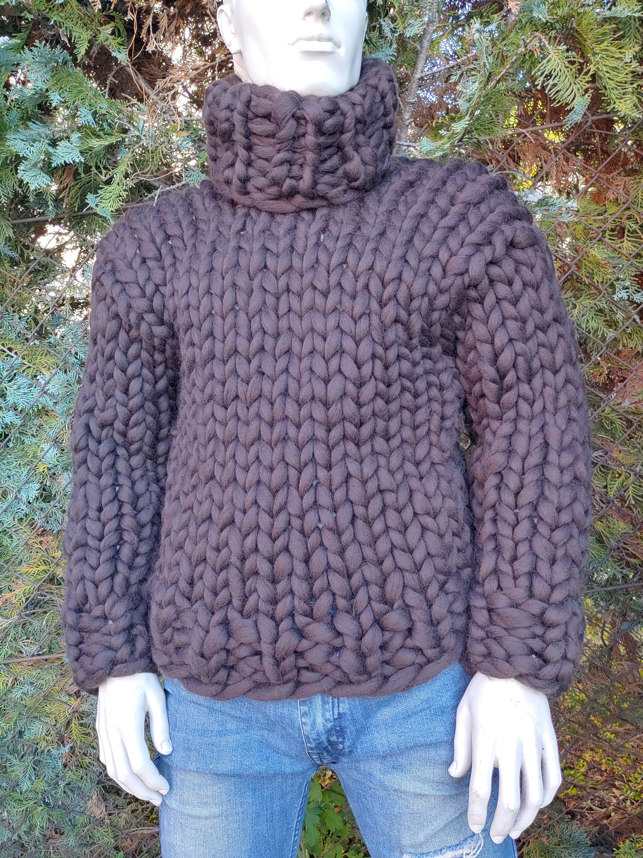 Hand Knitted Men's Designer Turtleneck Sweaters Buy Merino