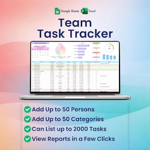 Rastreador de tarefas de equipe, Excel, Planilhas Google, Rastreamento de tarefas de funcionários, Tarefas prioritárias, Projetos, Planejador de produtividade
