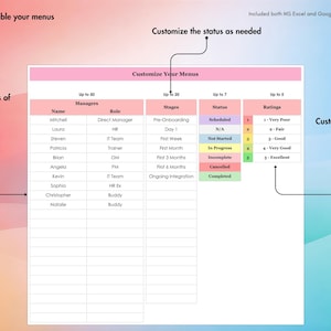 New Hire Onboarding Checklist, Excel, Google Sheets, Employee Process, HR Templates, Hiring Plan, Theme 2