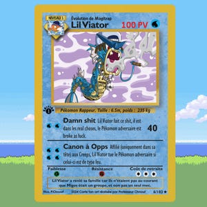Lil Viator 6/102 parodie Pokémon