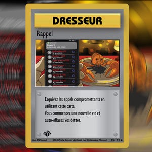 Rappel 78/102 parodie Pokémon