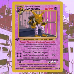 Alagardav 1/102 parodie Pokémon