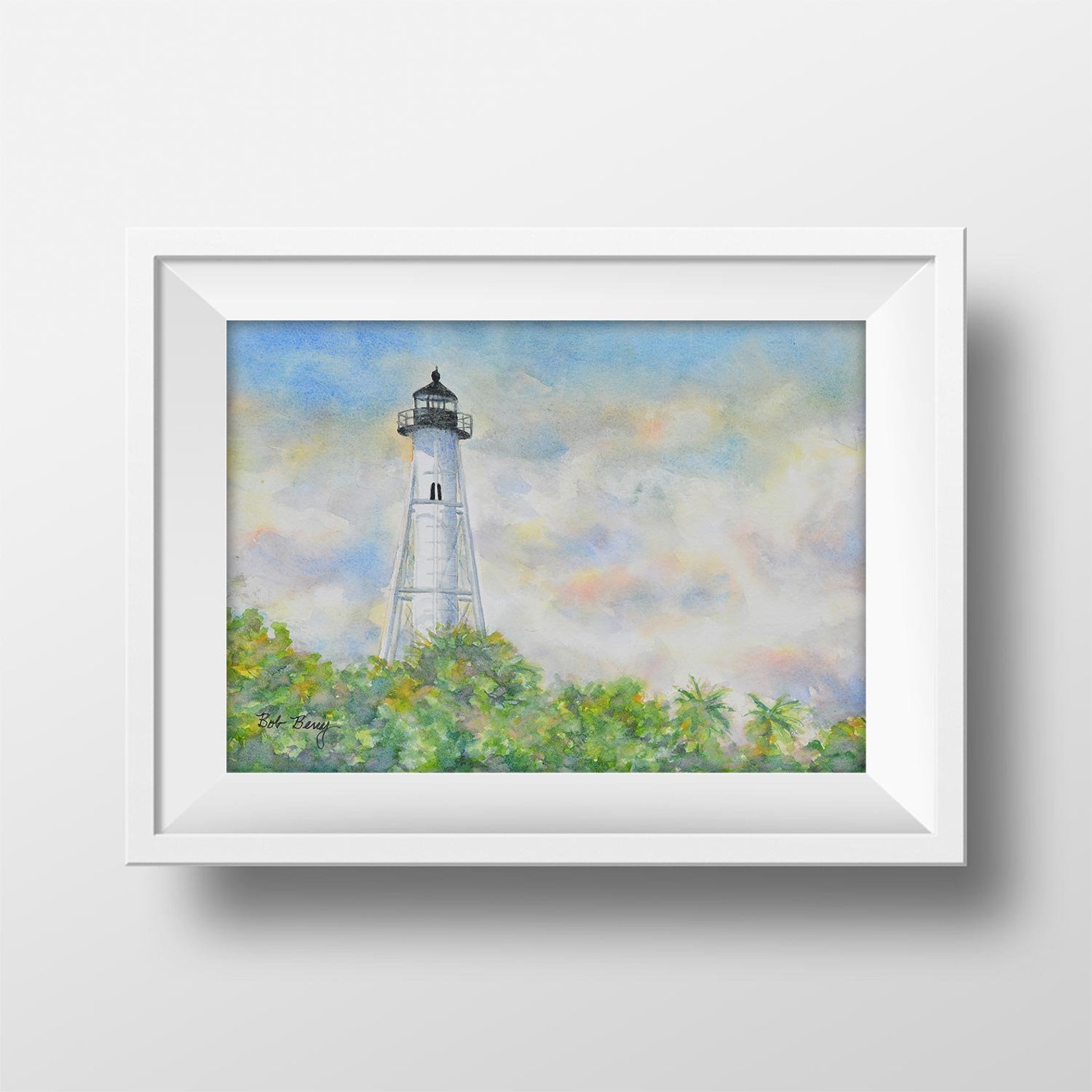 Gasparilla Island Lighthouse, Lighthouse Painting, Lighthouse ...