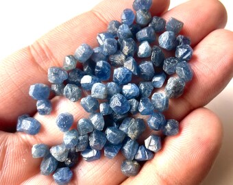 75 PCS-Real Sapphire Gemstone Raw, 5/6 MM Sapphire Raw, Sapphire Raw Stone,  Precious Gemstone Sapphire Rough