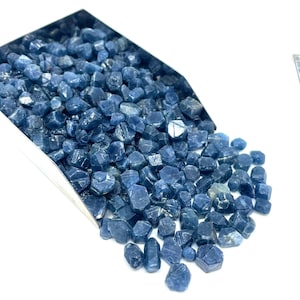 100 Carat Lot~ Natural Blue Sapphire Gemstone Raw, 7-10 MM Raw, Tiny Sapphire Raw, Sapphire Raw Stone, Semi Precious Gemstone Sapphire Rough