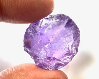 RARE AAA+Quality Raw Amethyst Gemstone, 30x28 MM, Raw Healing Crystal Stone, February Birthstone, Gemstone Rough Wholesaler,