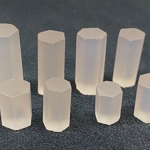 Natural Rose Quartz Raw Cylinder Gemstone, 10-20 MM, Pillar Faceted Gemstone, Rose Quartz Jewelry Making Gemstone, Gift For Her