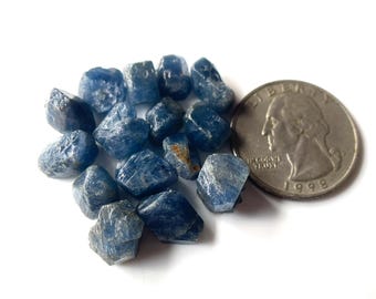 15 PCS-Blue Sapphire Gemstone Raw, 7/12-MM Sapphire Raw, Sapphire Raw Stone,  Precious Gemstone Sapphire Rough