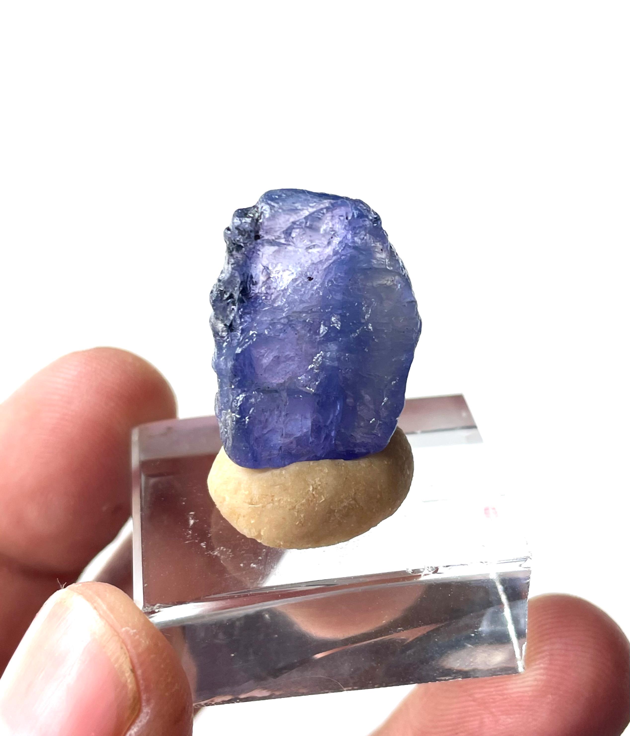 34 Carat-real Tanzanite Specimen-untreated Rough Healing Crystal