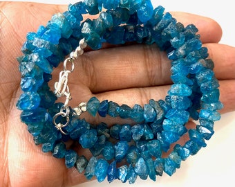 175.00 Carats Naturel Bleu Apatite Forme Ronde Non Traité Perles - Foto 8