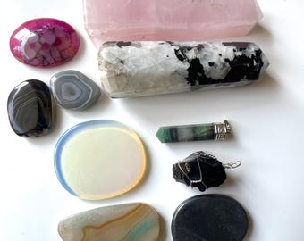 Mystery Box, Surprise Crystals Gift Box, Ultimate Crystal Mystery Box, Random Mineral Specimen, Towers, Tumbles, Best Gift for Christmas