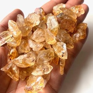 50 Carat Lot~Natural Raw Citrine Rough Crystal, 14-18MM, Citrine Rough Gemstone, Raw Material, Raw Healing Crystal, Use For Jewelry Making