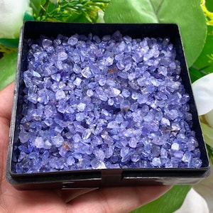 200 Cts Lot AAA+ 100%Natural Raw Tanzanite Rough Gemstone, 6x4 MM Tanzanite raw- Tanzanite crystal, healing crystals & stones gift for her