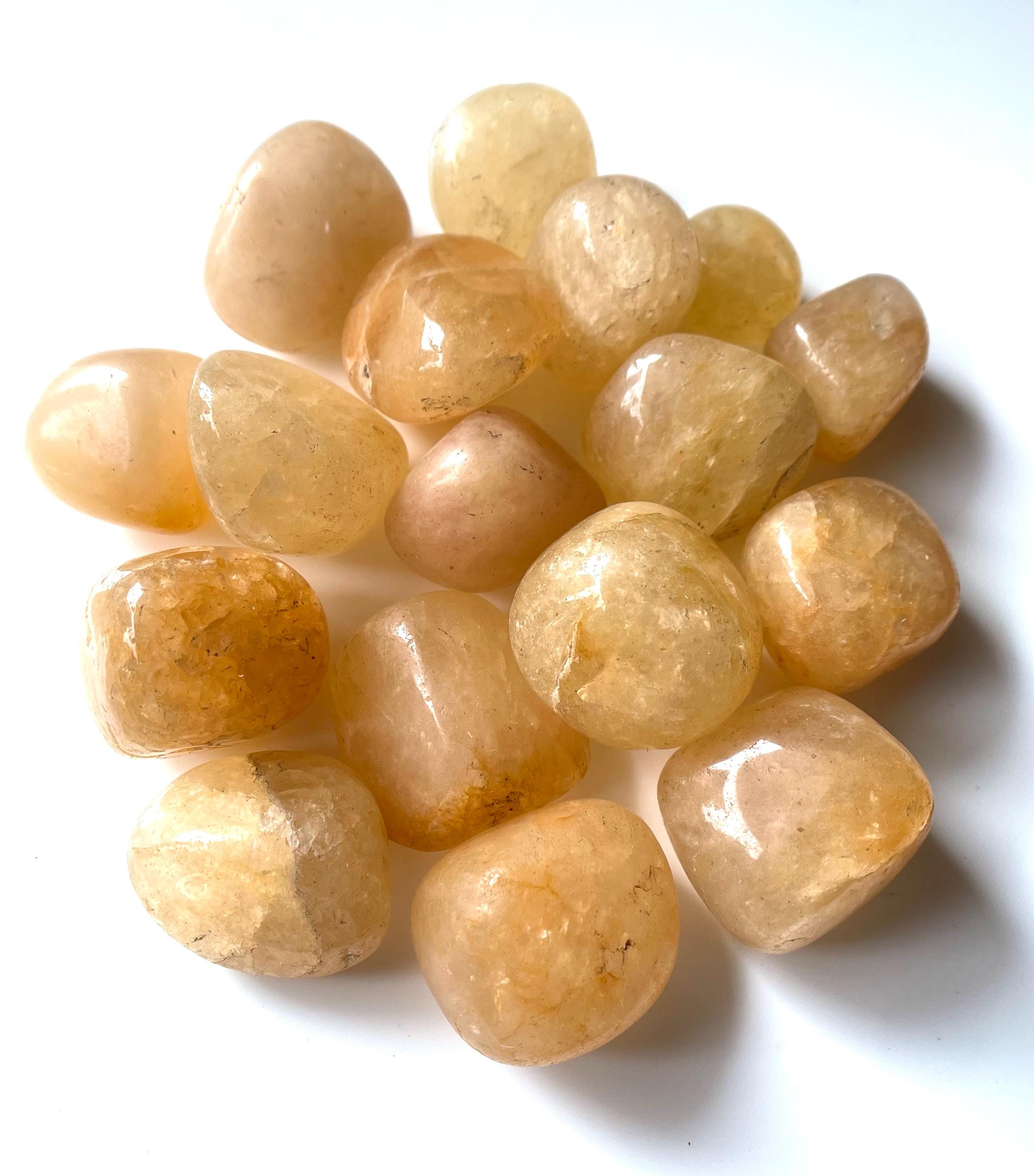 Orange Aventurine Tumbled Stone - Tumbled Natural Aventurine Crystal -  Healing Crystal Stone - Heart Chakra Stone - Polished Orange Tumble