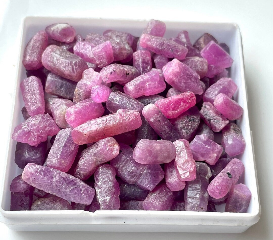Ruby Stone Stick Natural Ruby Rough, Precious Ruby Sticks, 10-13MM Fine Quality Raw ...