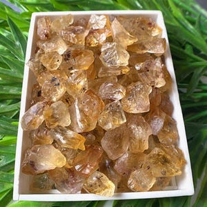 AAA+Natural Yellow Citrine Rough Gemstones 10-13MM, Raw Citrine Healing Crystals, November birthstone, Use For Jewelry Making,