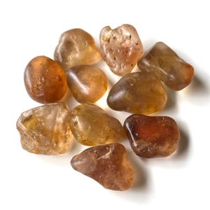 10 Pcs-Natural Imperial Topaz Rough Crystal, Size-16-20  MM, Natural Imperial Topaz Rough Gemstone, Healing Crystal Stone, Raw Materials