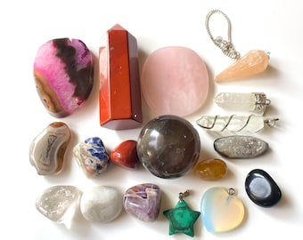 Mystery Box, Surprise Crystals Gift Box, Ultimate Crystal Mystery Box, Random Mineral Specimen, Towers, Tumbles, Best Gift for Christmas