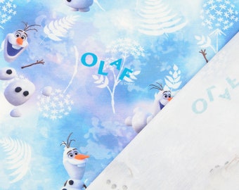 Frozen Olaf Lizenzstoff Disneystoff