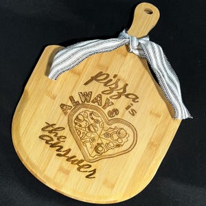 Custom Engraved Pizza Board
