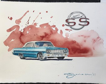 Watercolor Impala ss