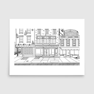 Greenwich Village, New York City Matte Paper Print