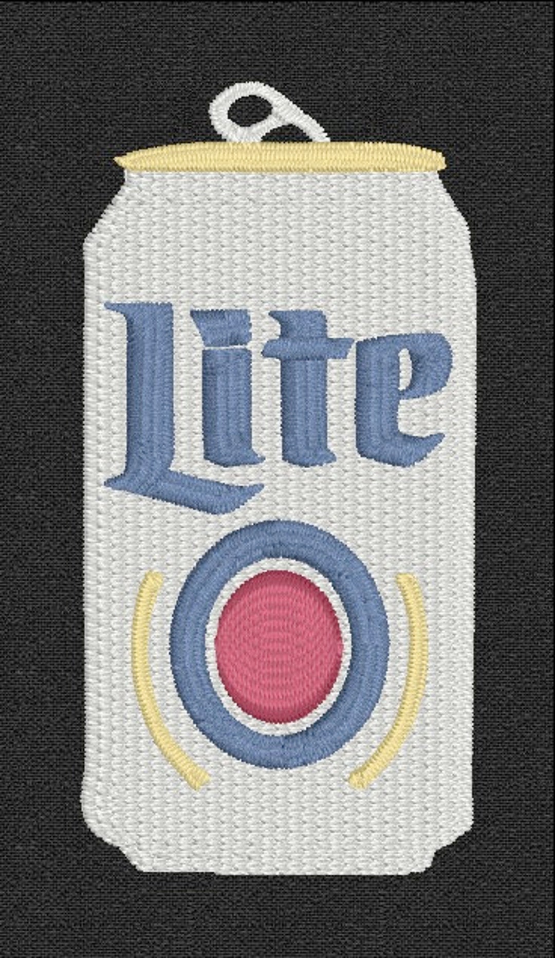 Miller Lite Can Embroidery Digital Design Etsy