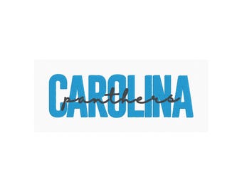 Carolina Panthers football embroidery digital design