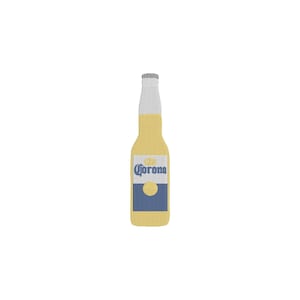 corona bottle embroidery digital design