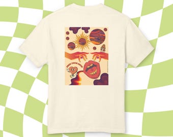 Vintage Summer - Retro Graphic Unisex T-Shirt, Perfect for Festivals, Casual Outfits, Birthday Gifts, Art Lovers, Vintage Style