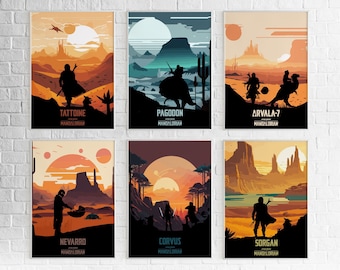 MANDALORIAN, Mandalorian Digital, Cartel mandaloriano, Cartel de Star Wars, Impresión de Star Wars, Arte imprimible, Descarga instantánea Eps-Psd-Svg-Png-Jpg