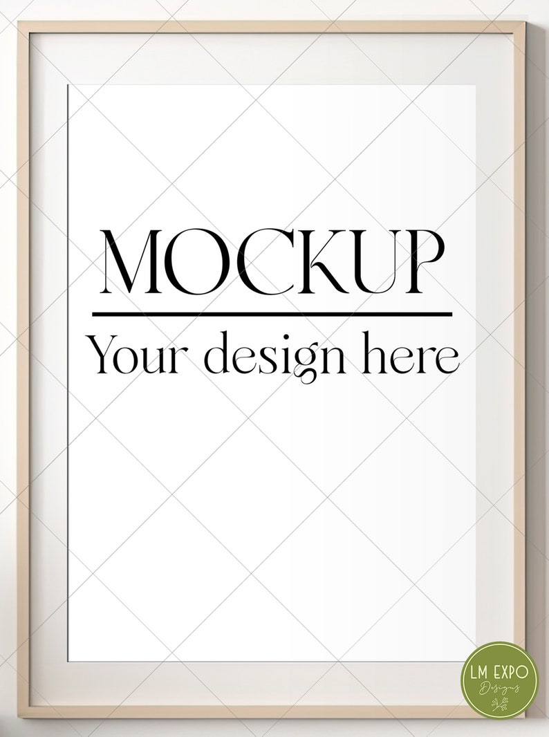 DIN metric, Frame Mockup, Vertical Frame Mockup, Nursery, Baby's Room