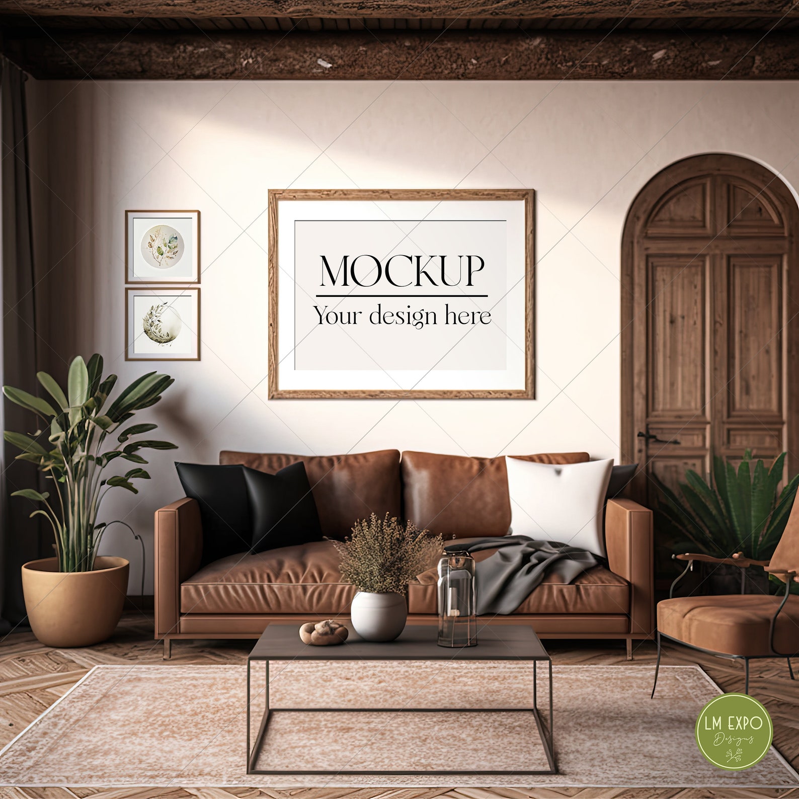 DIN metric Frame Wallpaper Mockup Horizontal Frame Mockup Etsy UK