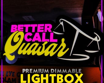 Dungeon Crawler Carl LED Lightbox| Better Call Quasar Parody | LitRPG Bookshelf Lawyer Decor