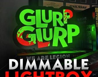 Dungeon Crawler Carl LED Lightbox Glurp Glurp | Sign LitRPG Bookshelf Lamp Decor