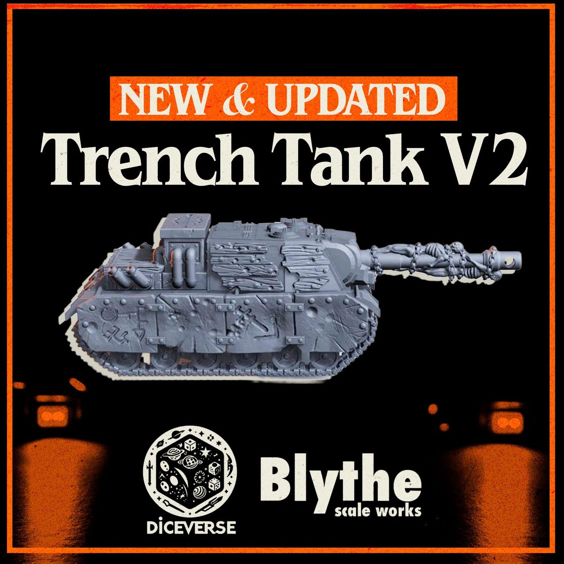 Trench Tank S-ISU (2026 Update) - Unholy Heretic - Grimdark Vehicle ...
