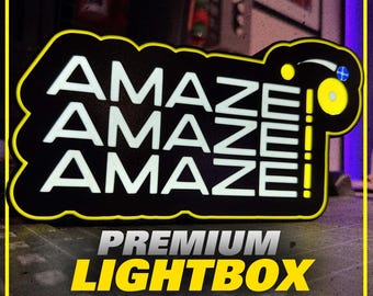 Amaze Lightbox | Sci-Fi Book Fan Gift | LED Sign