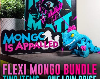 Dungeon Crawler Carl | Flexi Mongo & Book Shelf Sign | LitRPG Bookshelf Decor