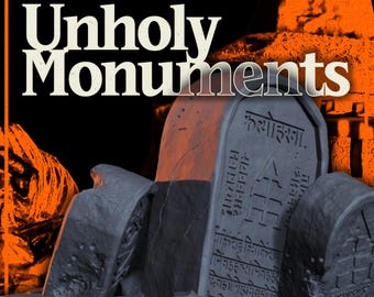 Unholy Stone Monuments Terrain | Trench Warfare | 28mm 32mm Tabletop Wargaming | 3D Printed