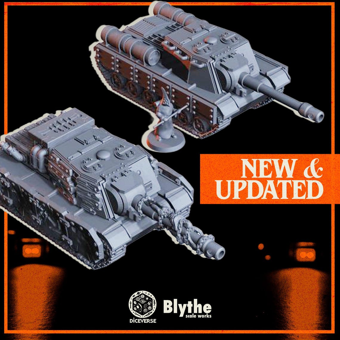 Trench Tank S-ISU (2026 Update) - Unholy Heretic - Grimdark Vehicle ...