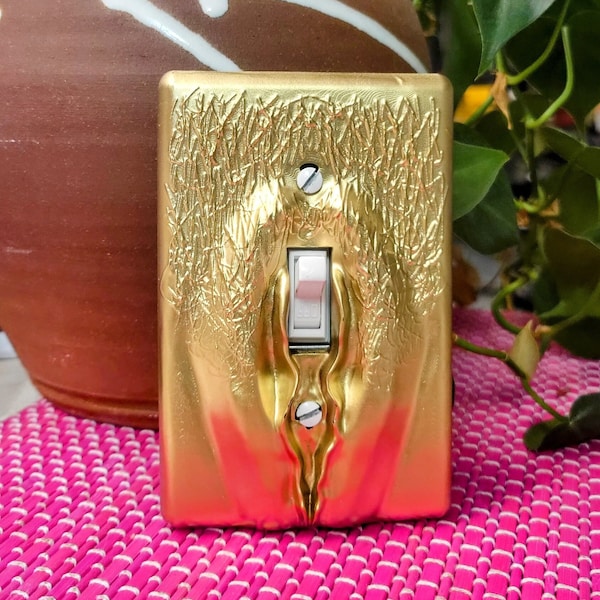 Clit Switch, Vagina Light Switch Cover, Vulva Art