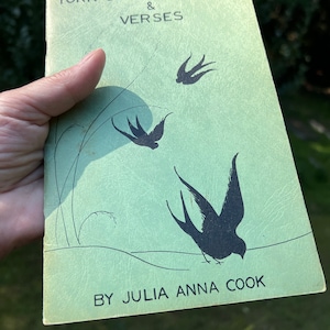 Maine Author Poems York County Ballads & Verses  York County Maine. Julia Anna Cook Poetry Verses  Maine Poet  Vintage Book