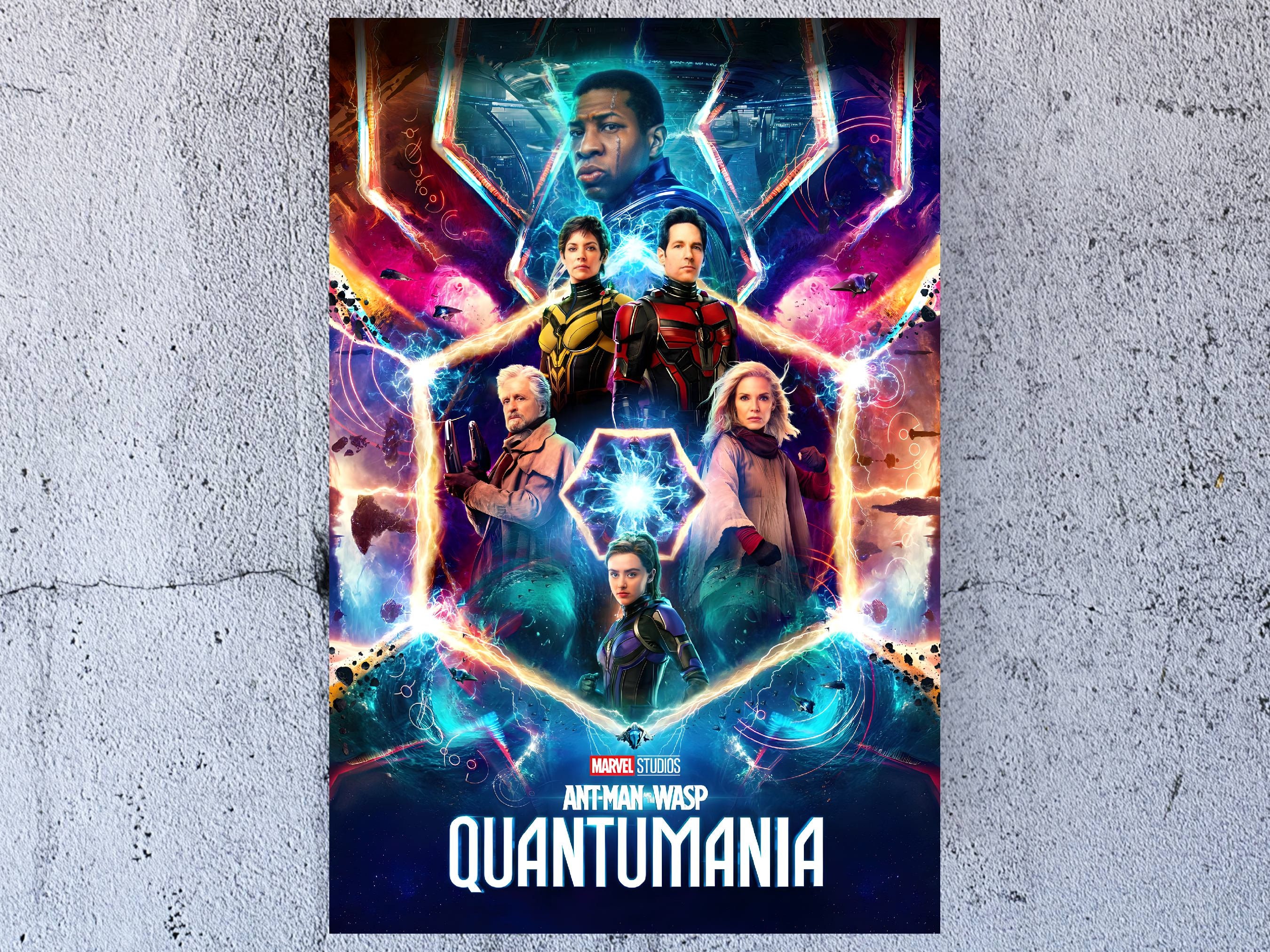 Ant-Man and the Wasp: Quantumania 2023 Movie Satin Poster