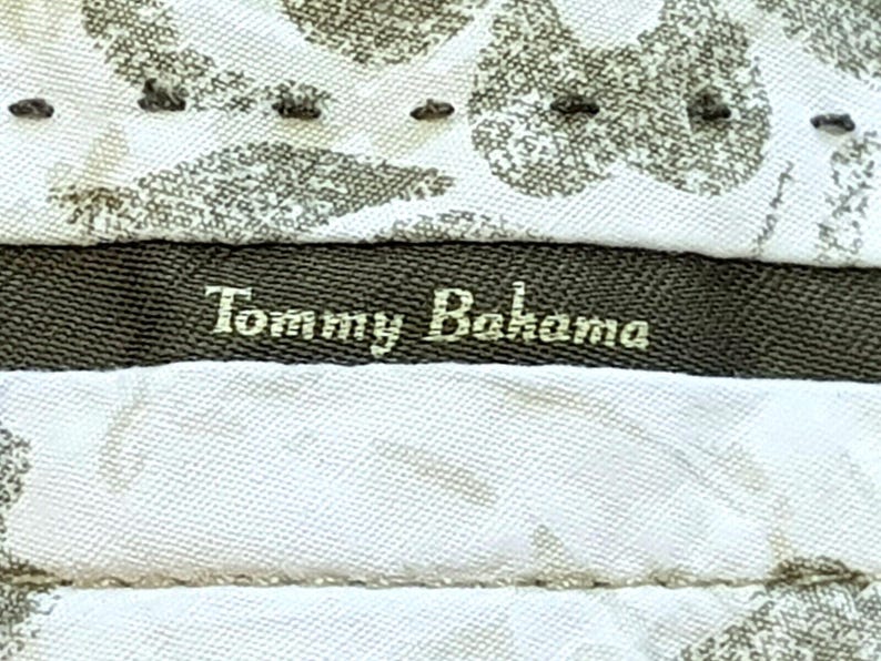 TOMMY BAHAMA Mens Cotton/Tencel Green TROUSERS Flat - 34x31 - W34 L31 image 8
